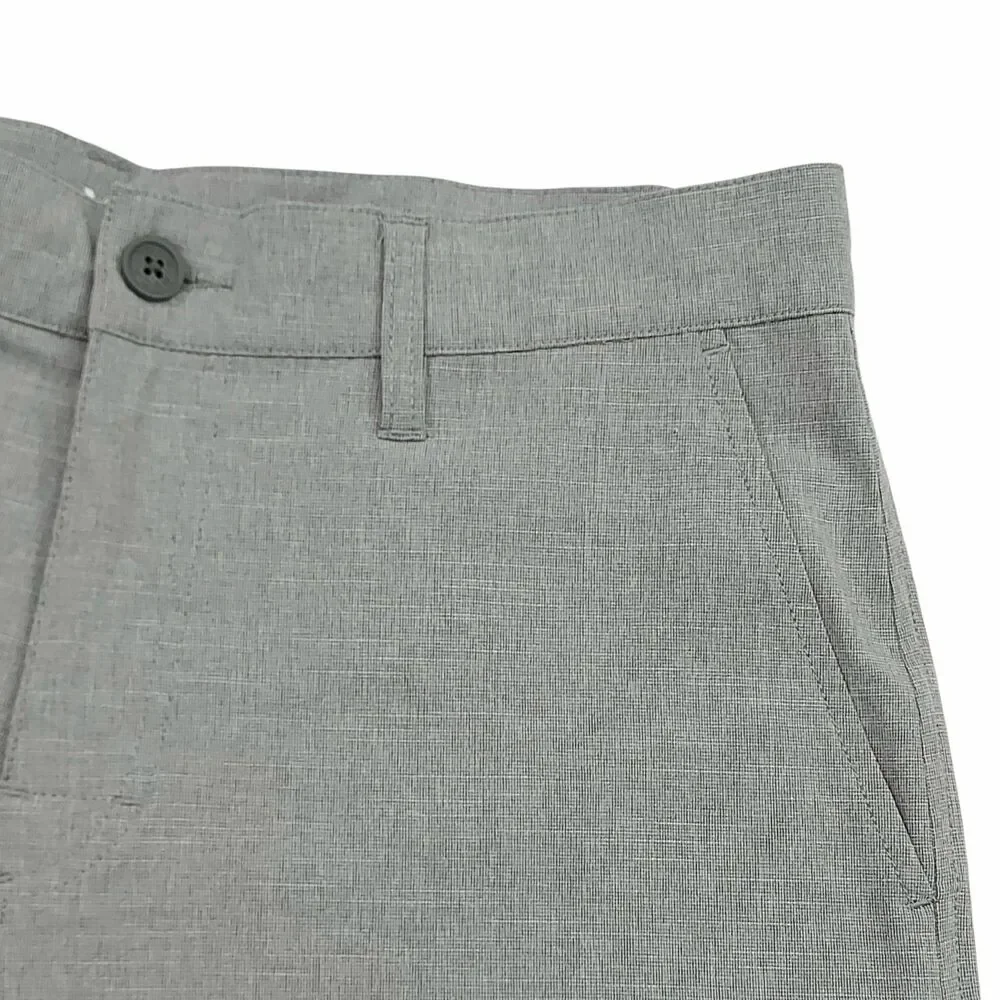 RVCA VA Hybrid Shorts Mens 32 Gray Stretch Lightweight Casual Beach Travel